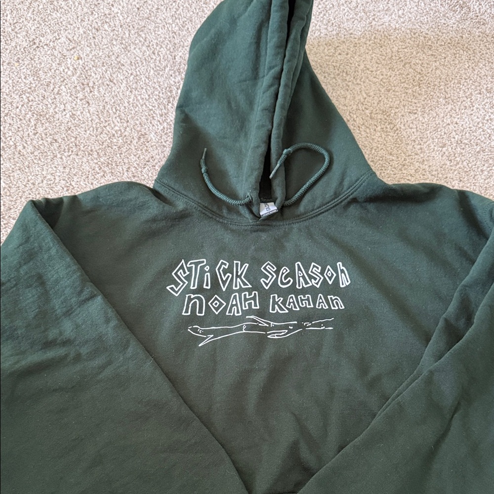 Noah Kahan Stick Season Forest Green Hoodie